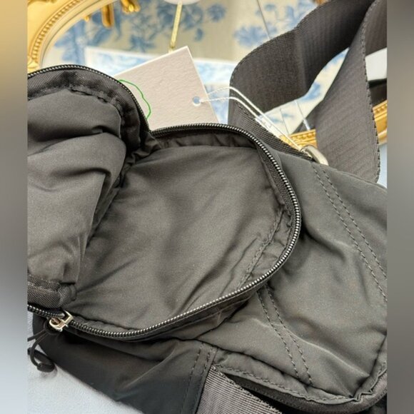 🆕 GANNI 🧿 NWT Mini Quilted Recycled Tech Black Nylon Crossbody Bag - Picture 13 of 15